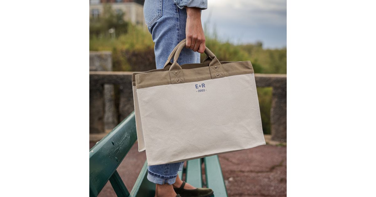 Sac Cabas personnalisé Allure "Initiales"