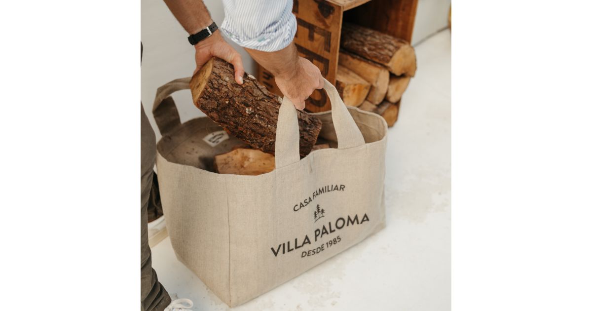 Sac à bûches personnalisé Trendy