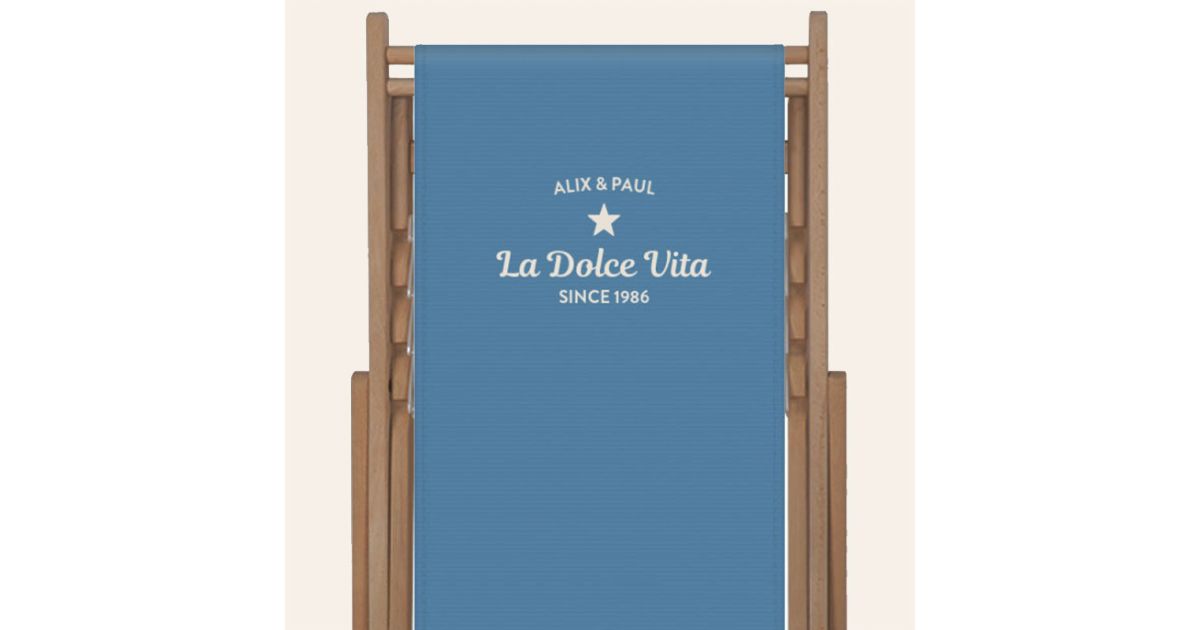 Tumbona personalizable Trendy