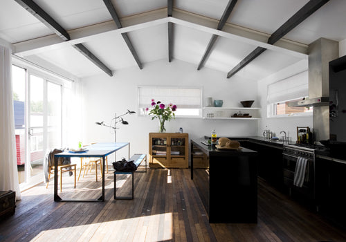 Une maison flottante