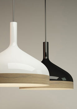 Lampe en bois et ceramique – "Plera"
