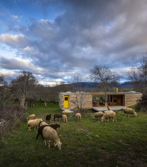 Une maison originale dans la campagne espagnole