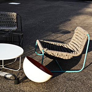 Fauteuil d'extérieur contemporain, chic et chaleureux