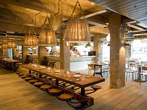 Une pizzeria dans un esprit Factory