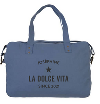 Bleu Capri / Gris Eléphant