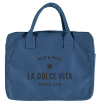 Bleu Capri / Gris Eléphant