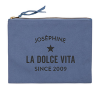 Azul vaquero / Gris elefante