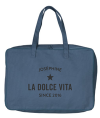 Azul vaquero / Gris elefante