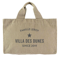 Lin naturel / Gris Eléphant