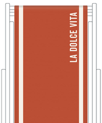 Tangerine / Ecru