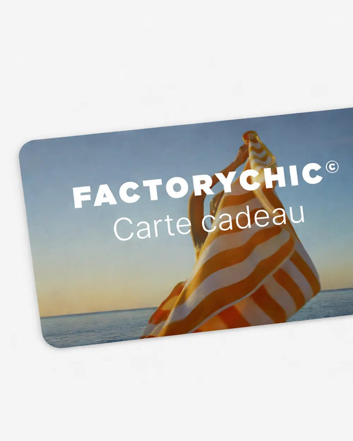 Tarjeta regalo de Factorychic.