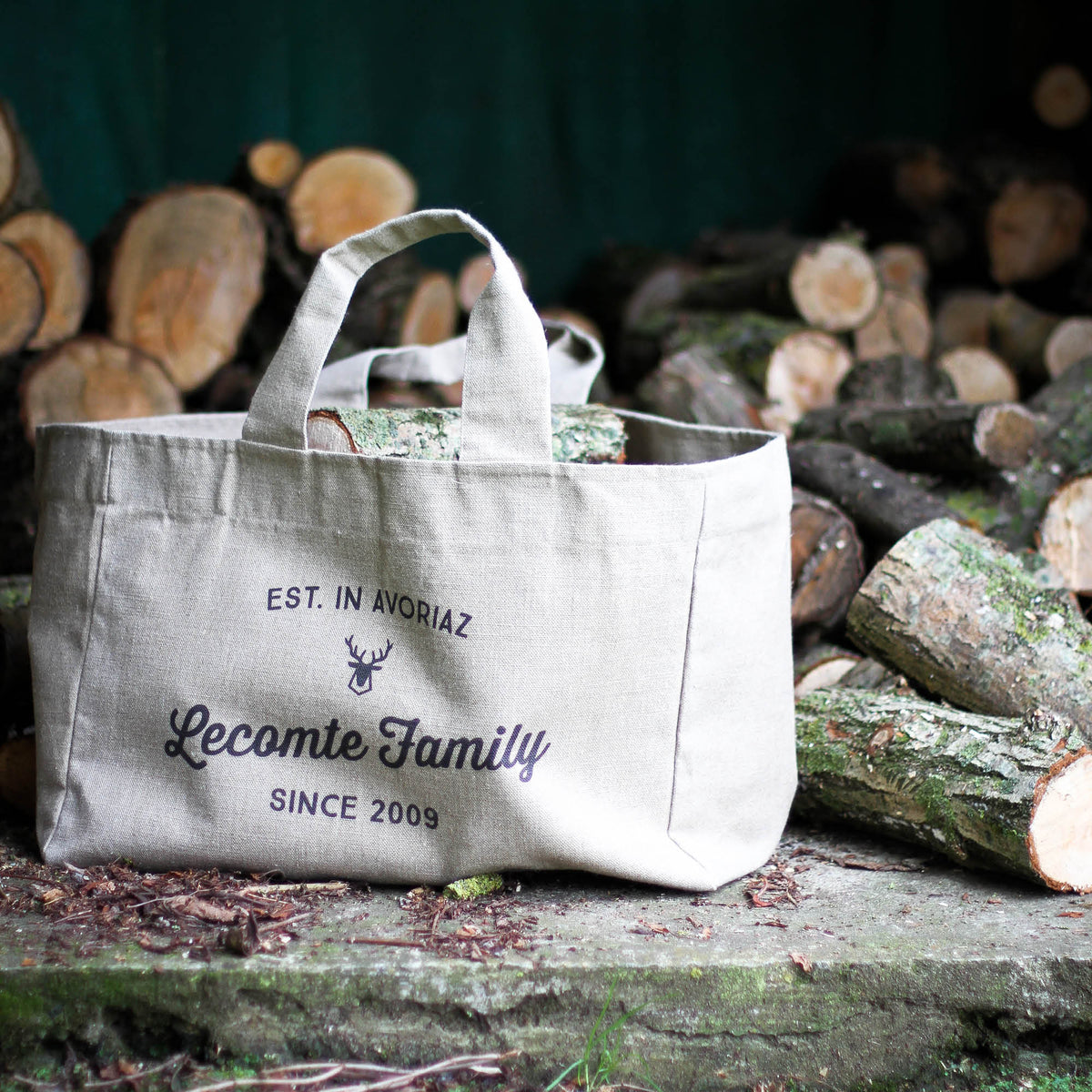 Sac à Bûches Personnalisable Trendy