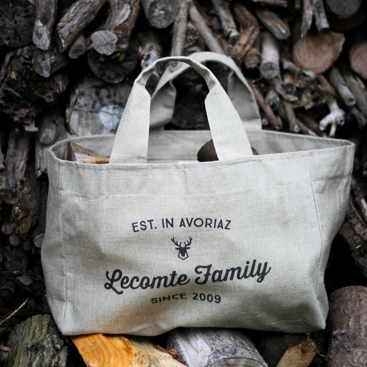 Sac à Bûches Personnalisable Trendy