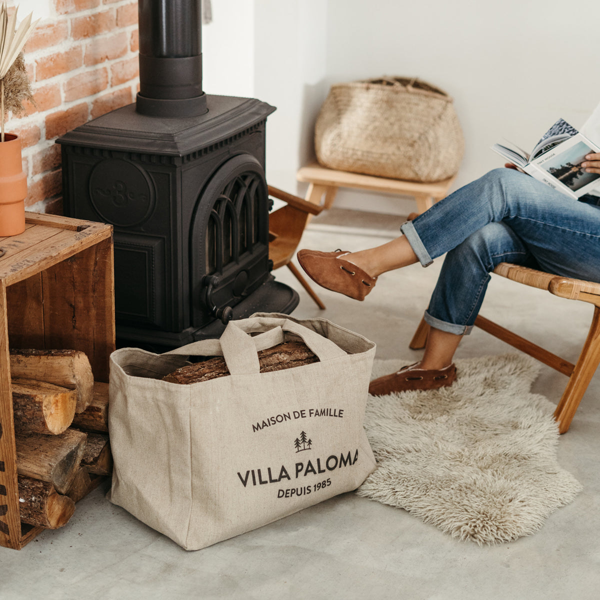 Sac à Bûches Personnalisable Trendy