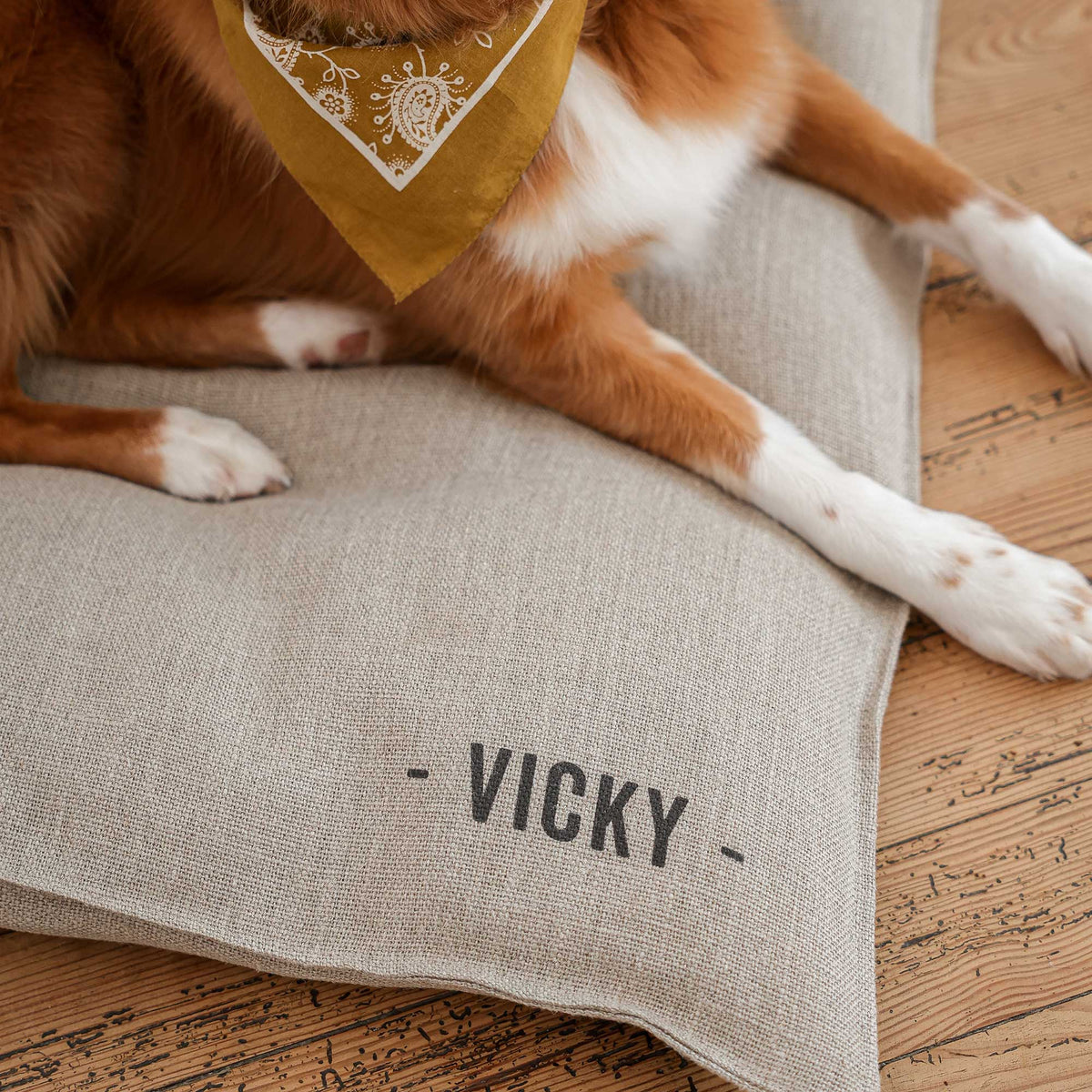 Cojín para perro personalizable