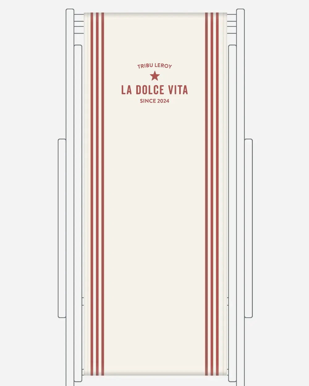 Toile de transat personnalisée Bastide