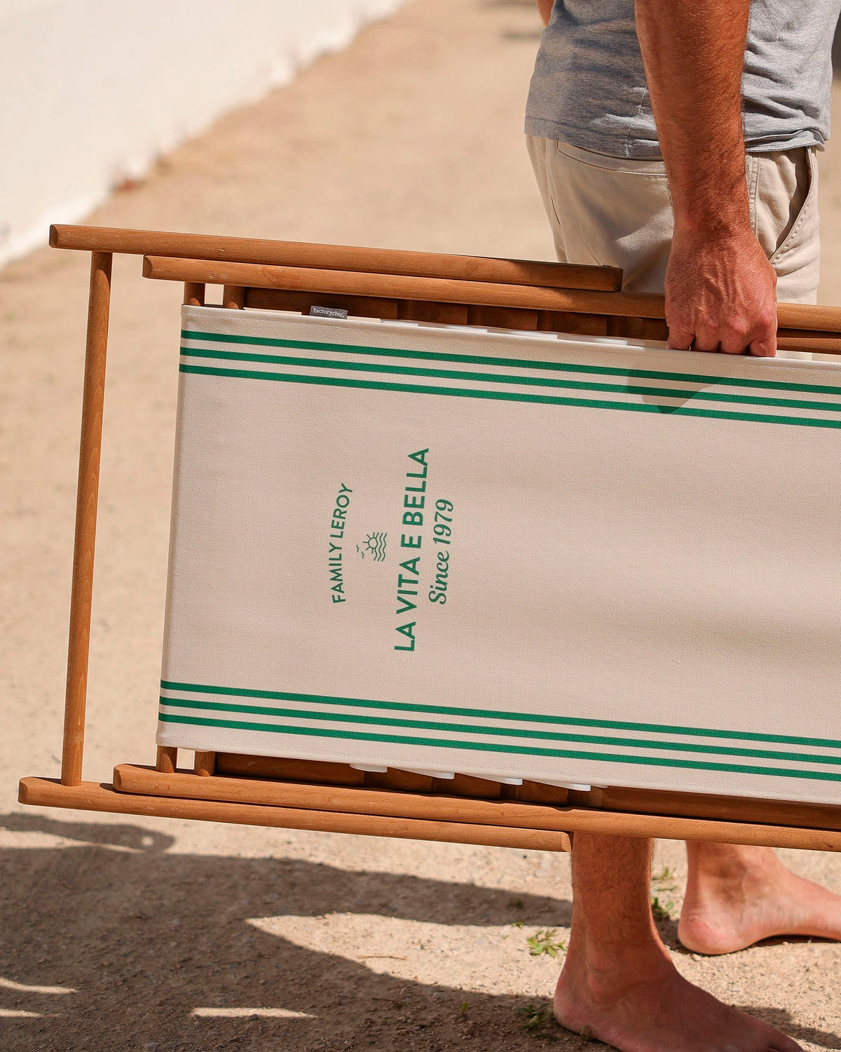 Toile de transat personnalisée Bastide