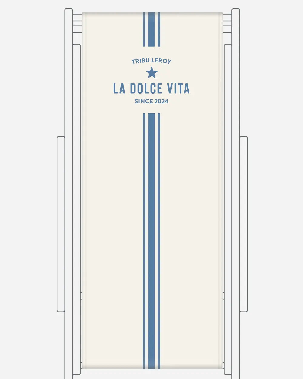 Toile de transat personnalisée Biarritz