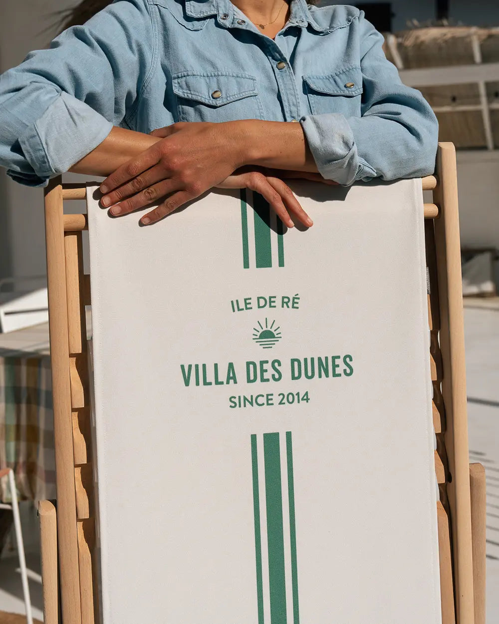 Toile de transat personnalisée Biarritz