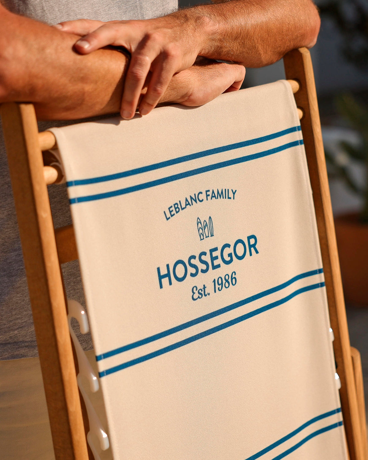 Toile de transat personnalisée Deauville