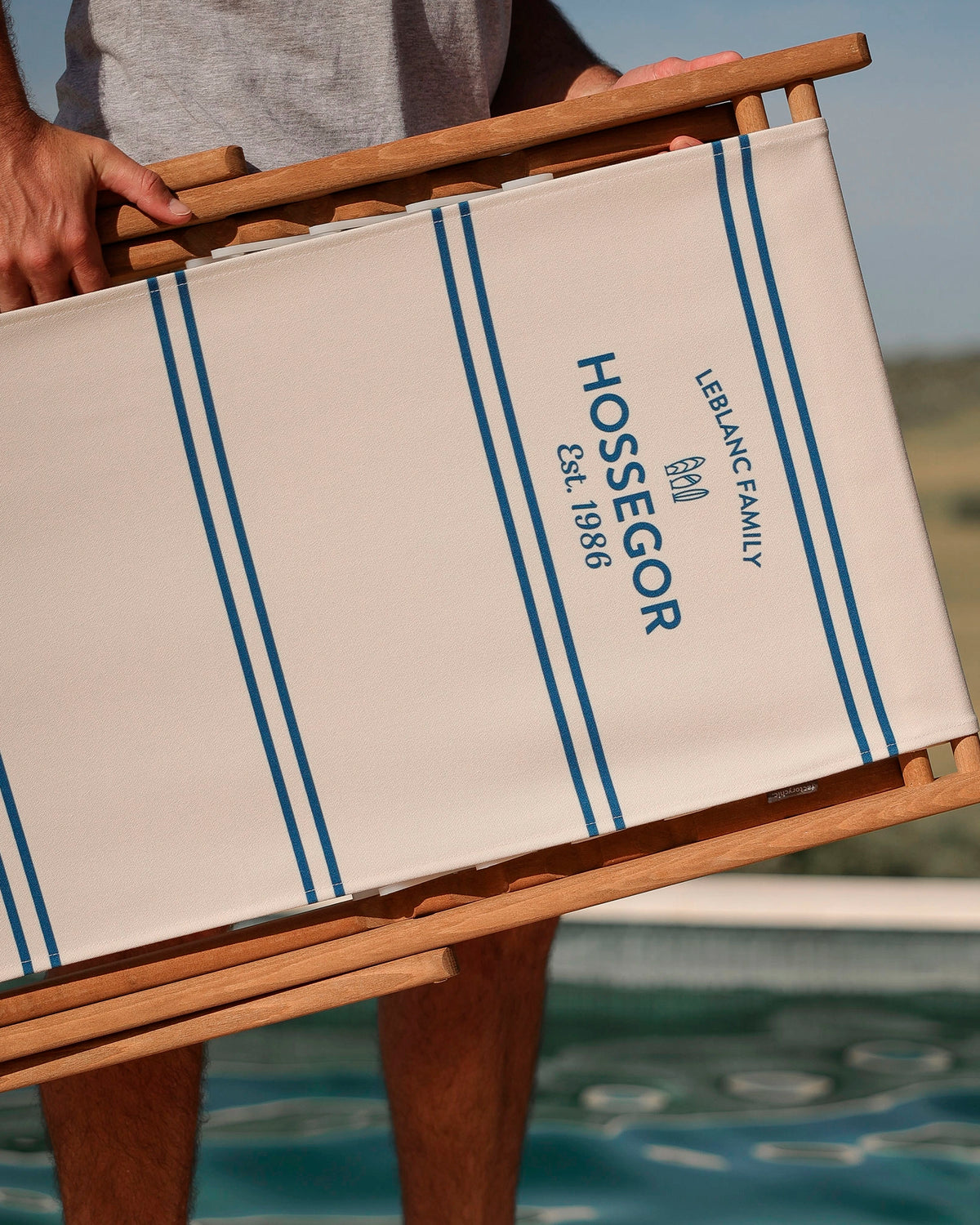 Toile de transat personnalisée Deauville