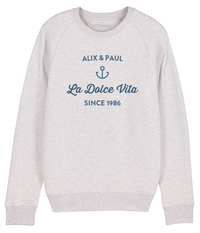 Gris Crème / Bleu Orage