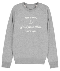 Gris chiné / Blanc