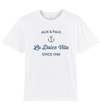 Blanc / Bleu Orage