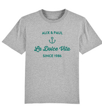 Gris chiné / Vert